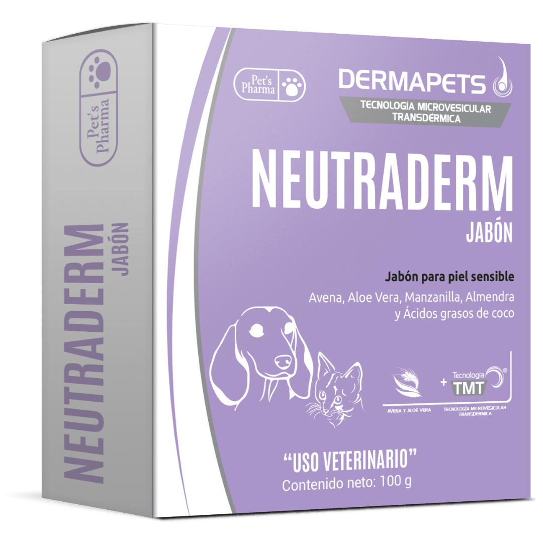 Neutraderm Jabón Dermatológico 100Gr - Pet's Pharma Neutraderm Jabón Dermatológico 100Gr - Pet's Pharma